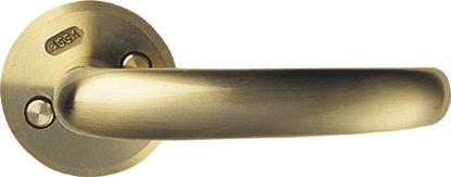 ASSA 640 Dörrhandtag PP, 40-75 mm Förnicklad