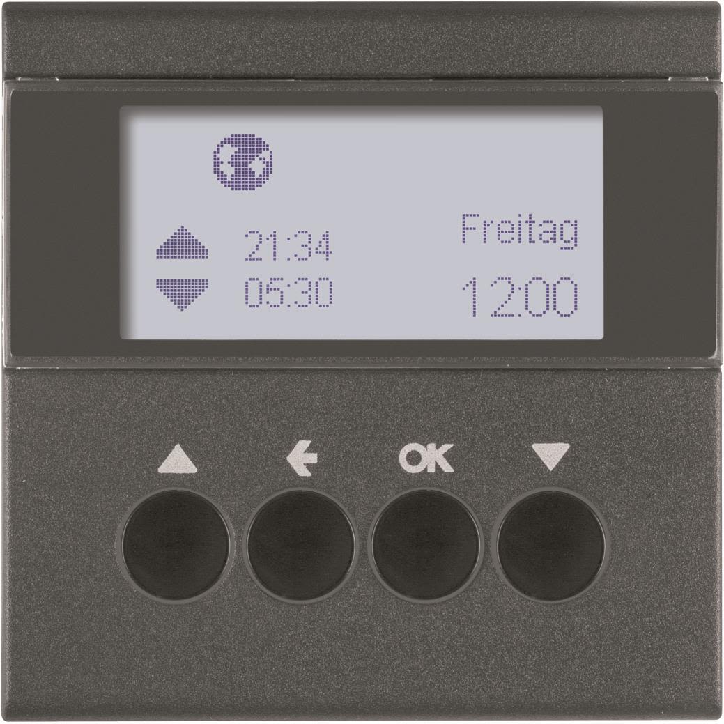 Hager 85741185 Jalusitimer infälld, S.1 Antracit