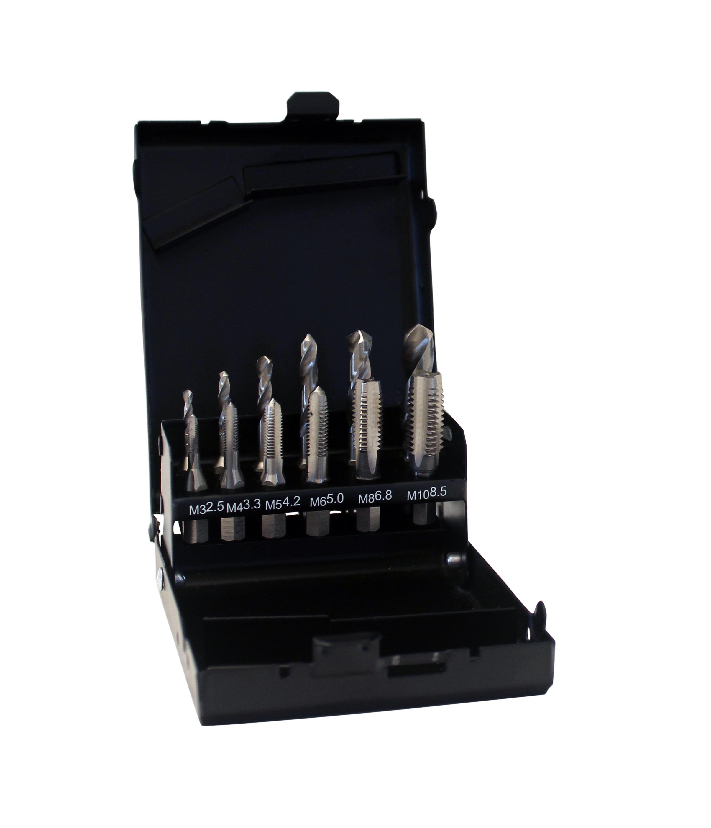 Ironside 200845 Gängtapps- och borrsats 1/4