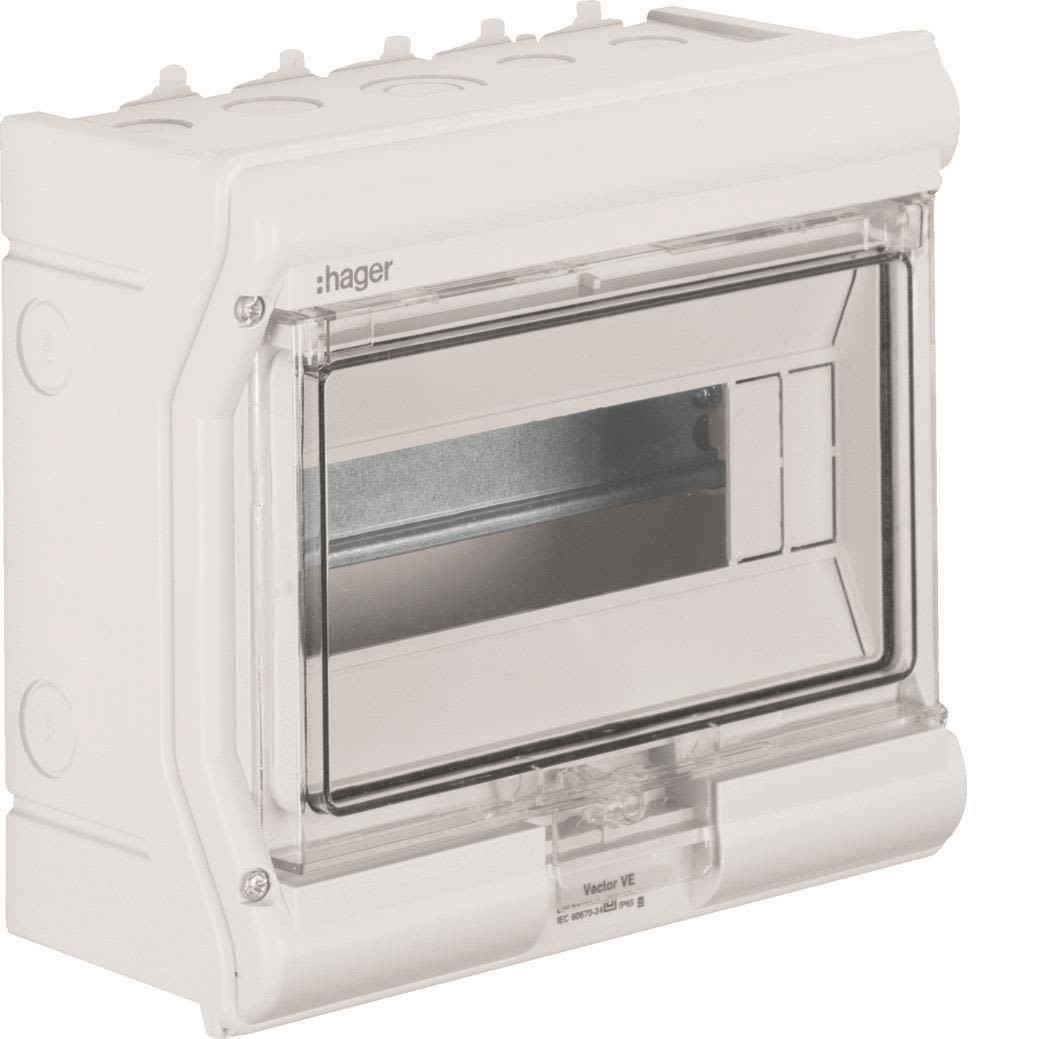 Hager VE110PN Kapsling utomhus, IP65 1 x 10 moduler