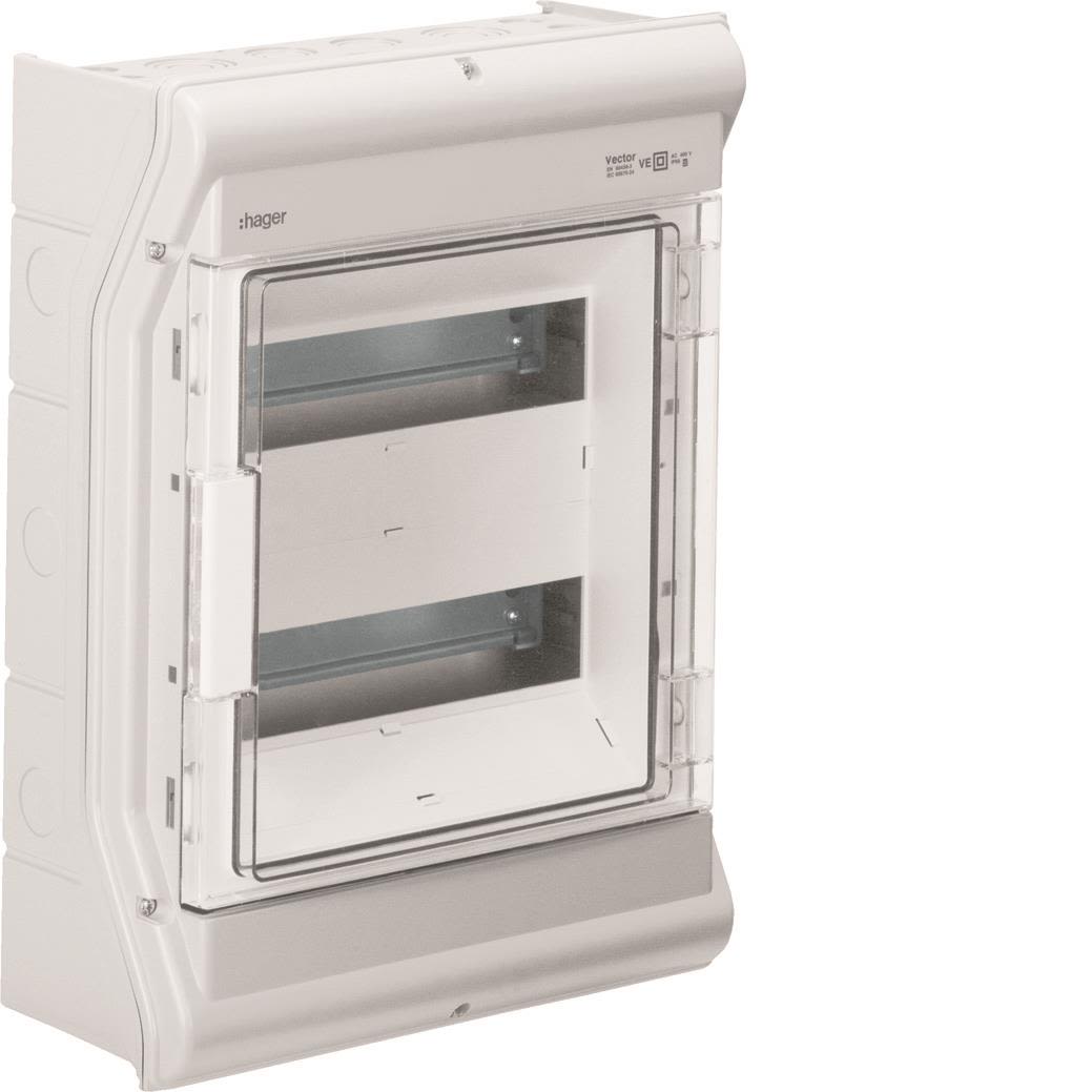 Hager VE212PN Kapsling utomhus, IP65 2 x 12 moduler