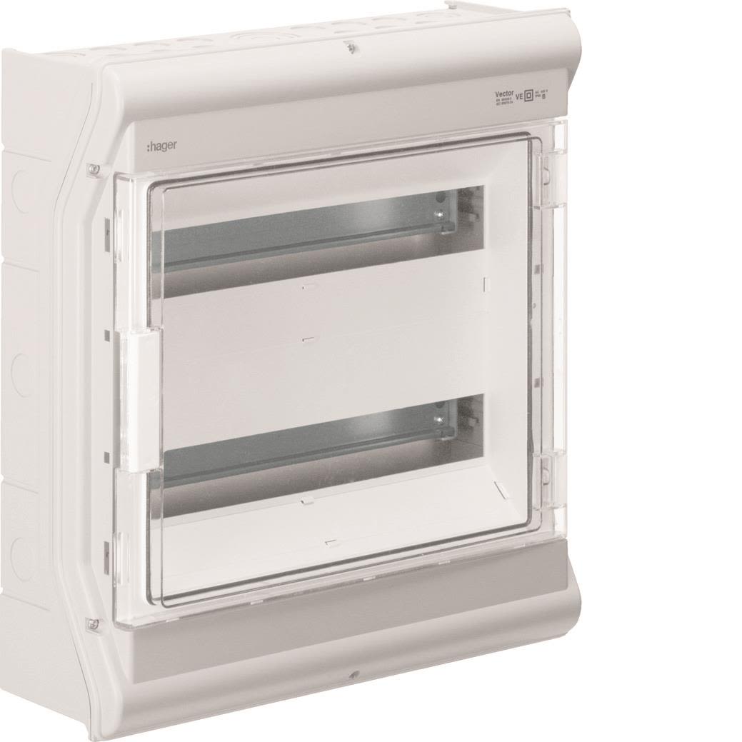 Hager VE218PN Kapsling utomhus, IP65 2 x 18 moduler