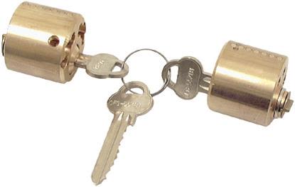 ASSA 712 Låscylinder med 3 nycklar, dubbel