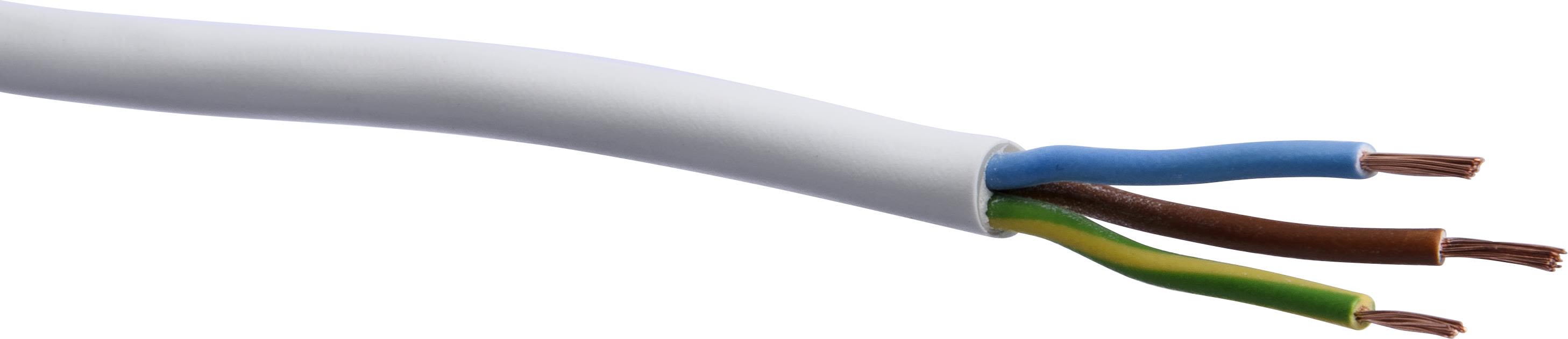 Gelia 4014103312 Kabel SKK 3G0,75, hvit 10 m