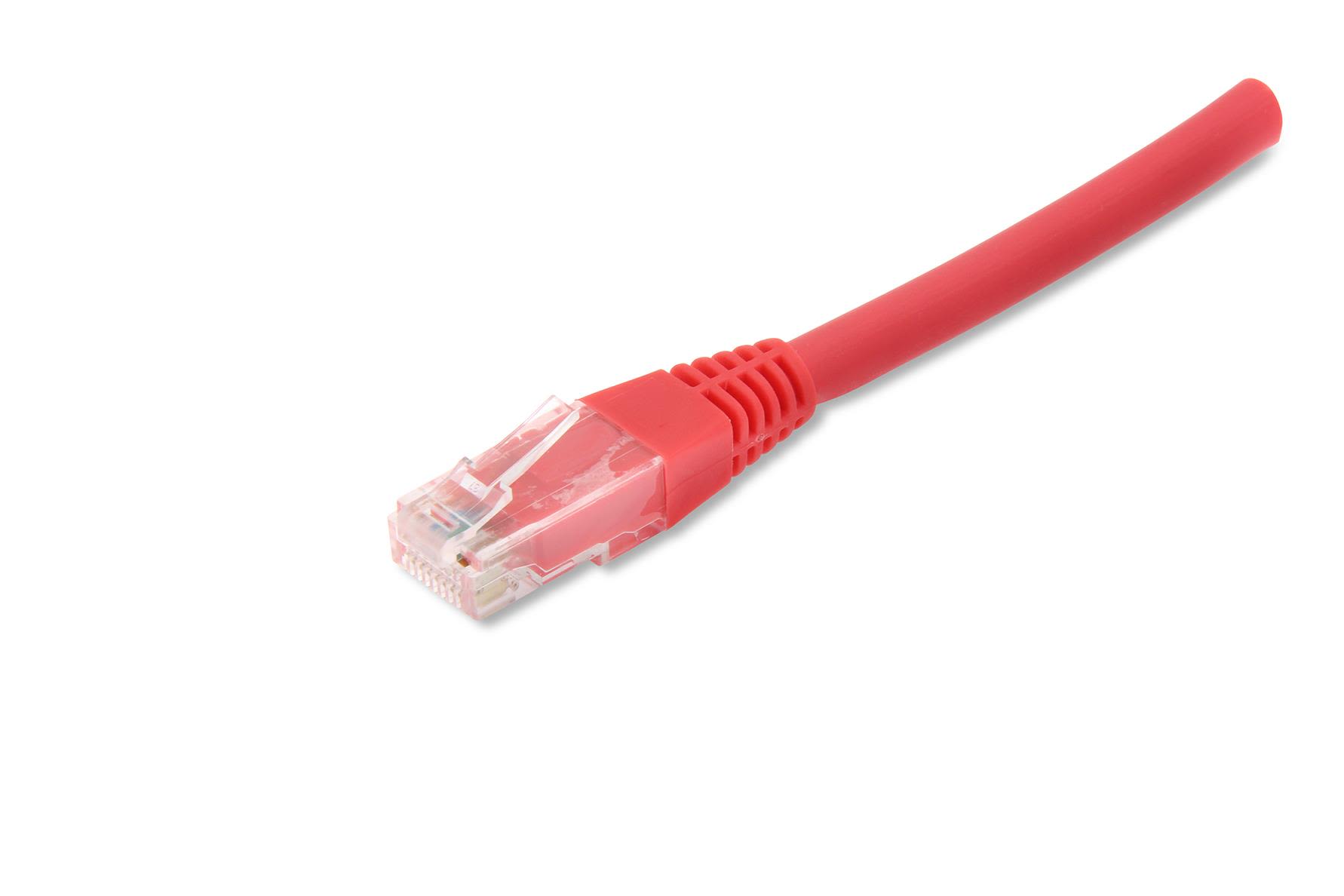 Eurolan 21D-S6-0ERD Patchkabel 2 x RJ45 SSTP, rød 0,5 m