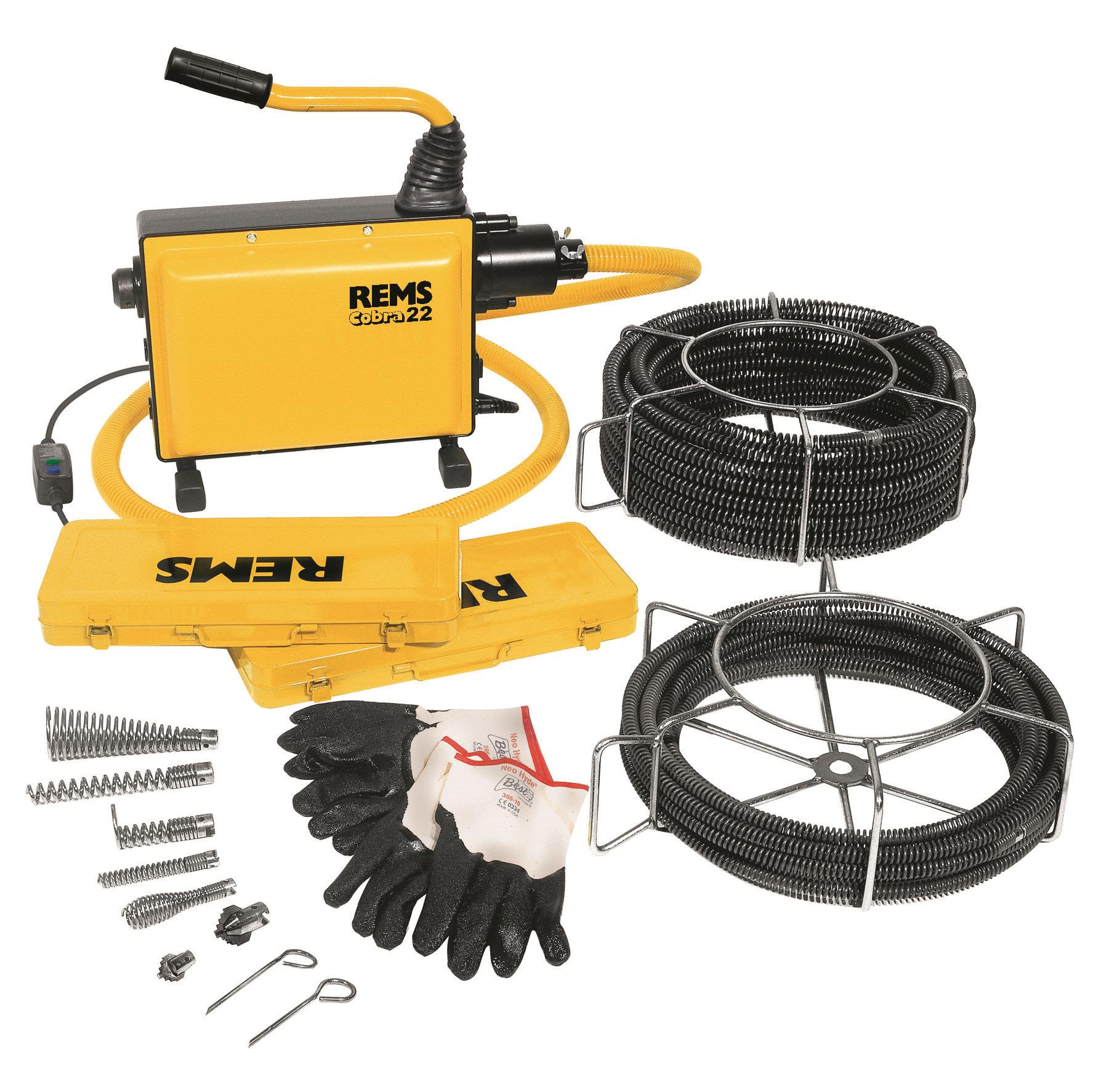 REMS Cobra 22 Set 16 + 22 Rensmaskin set 16 och 22, 750 W