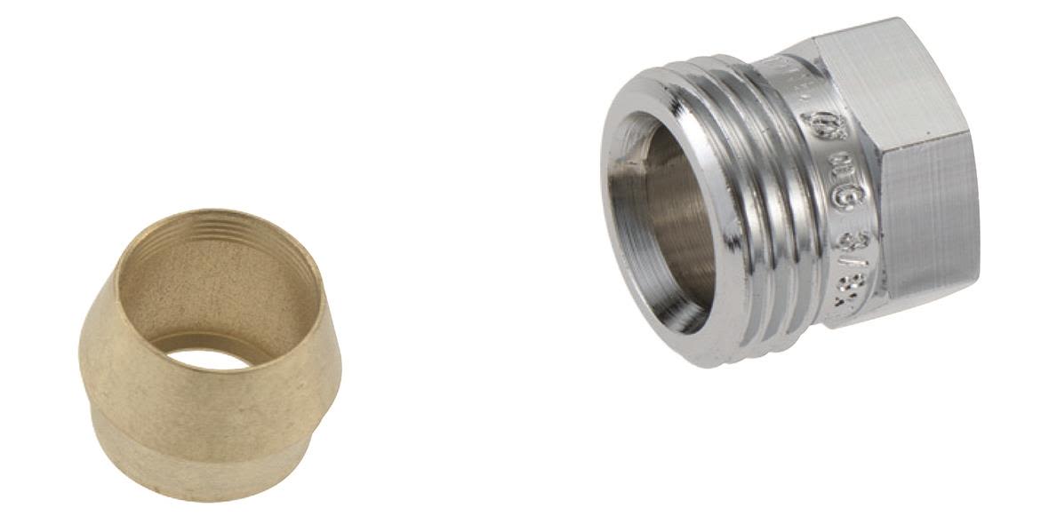 FM Mattsson 18511041 Trycknippel med kona, 10-pack G10 x 12 mm