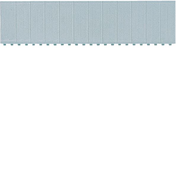 Hager JP001 Täckremsa för normcentral för 6 moduler, 10-pack