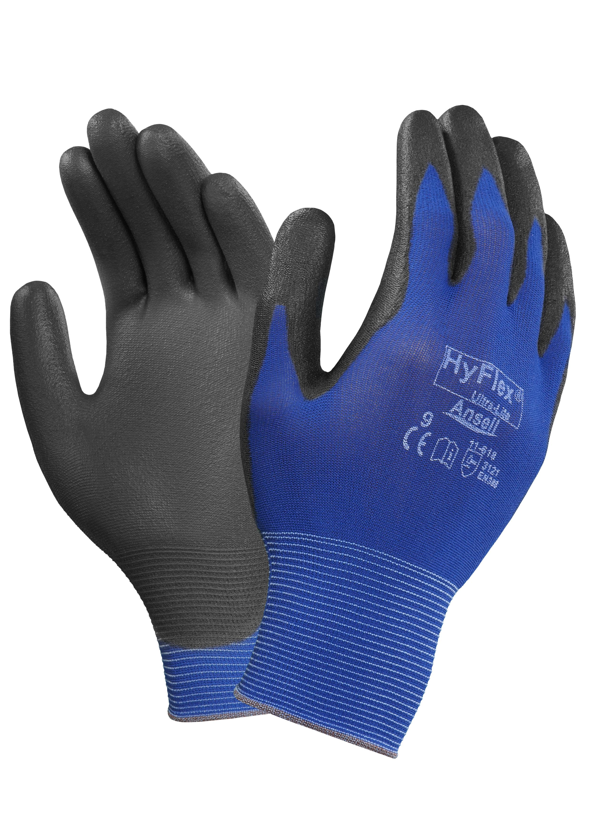Ansell HyFlex 11-618 Montagehandske ofodrad, polyuteran Ofodrad