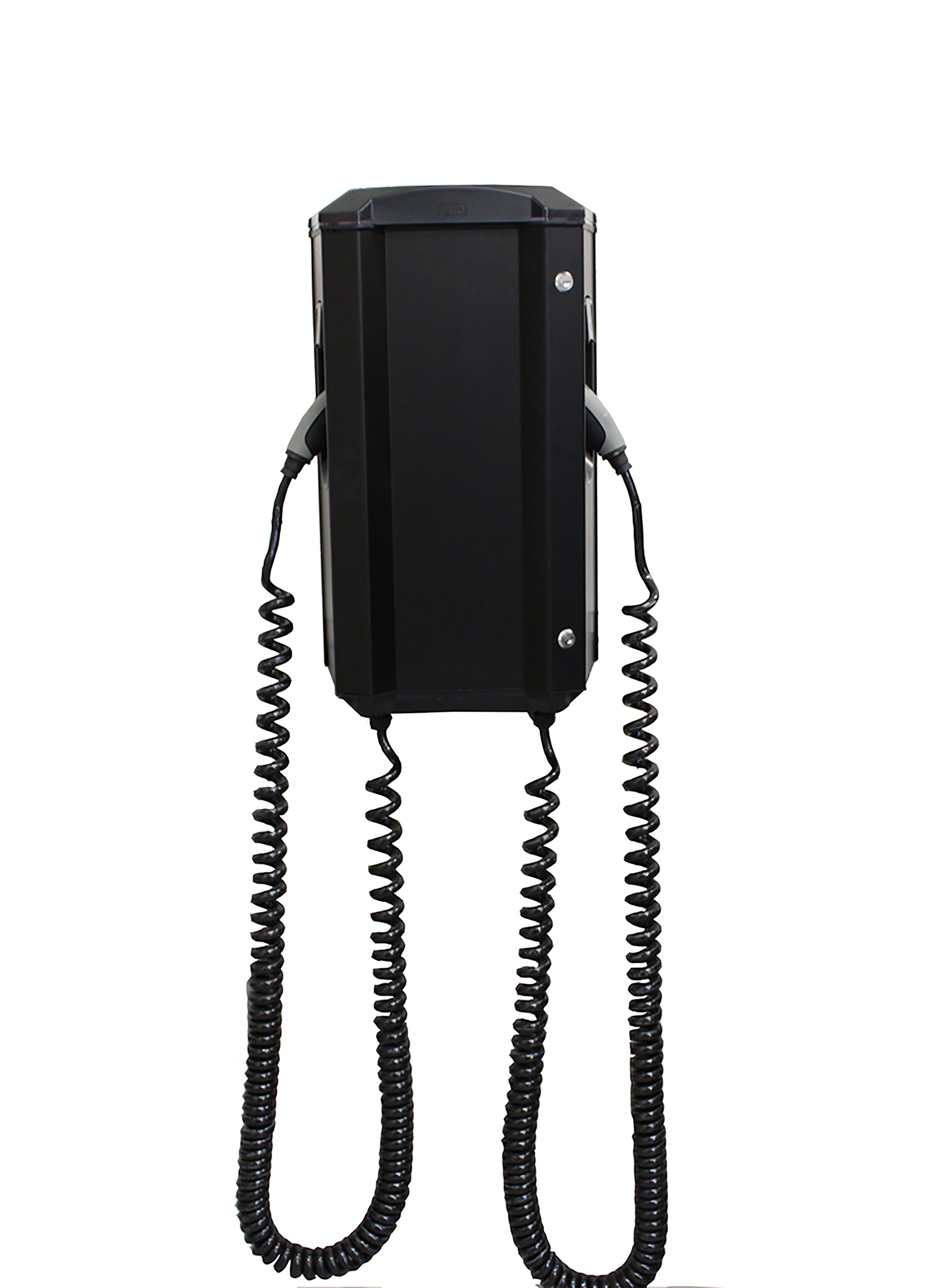 Garo Twin Laddbox fast T2-kabel, 7,4 kW, 1-fas