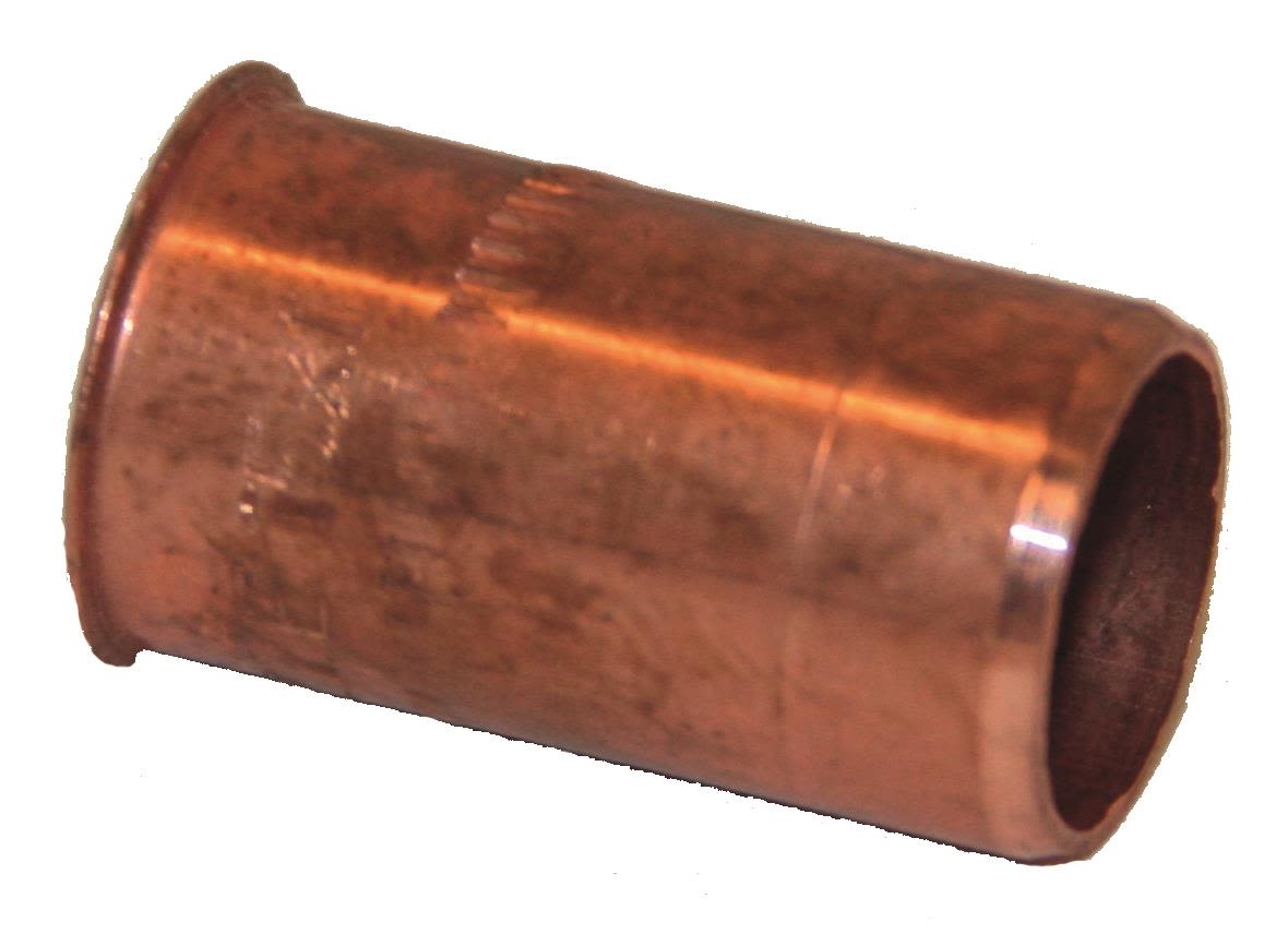 Ezze 1866117 Stödhylsa maxtemperatur +95°C, med rillor 12 x 1,0 mm