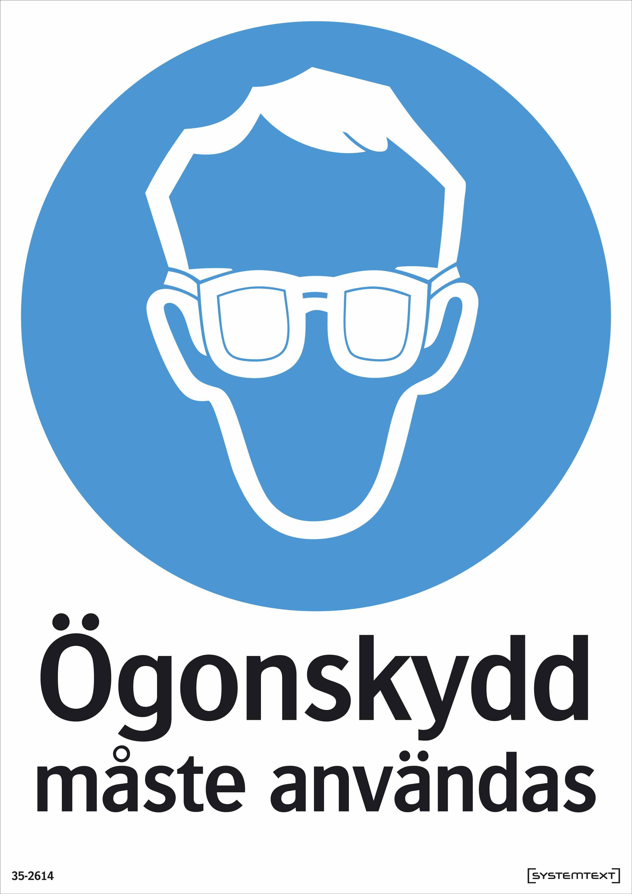 Systemtext 352614 Skylt 297 x 210 mm