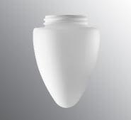 Ifö Electric 1-6123 Glaskupa matt, vit, opal, 84 5 mm