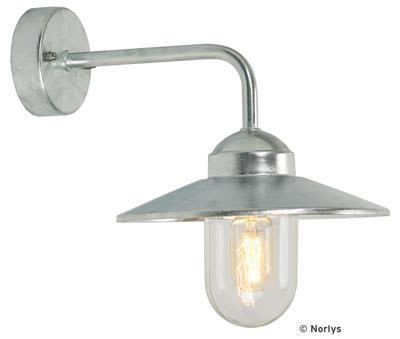 Norlys - Vansbro Utendørs Vegglampe Galvanisert
