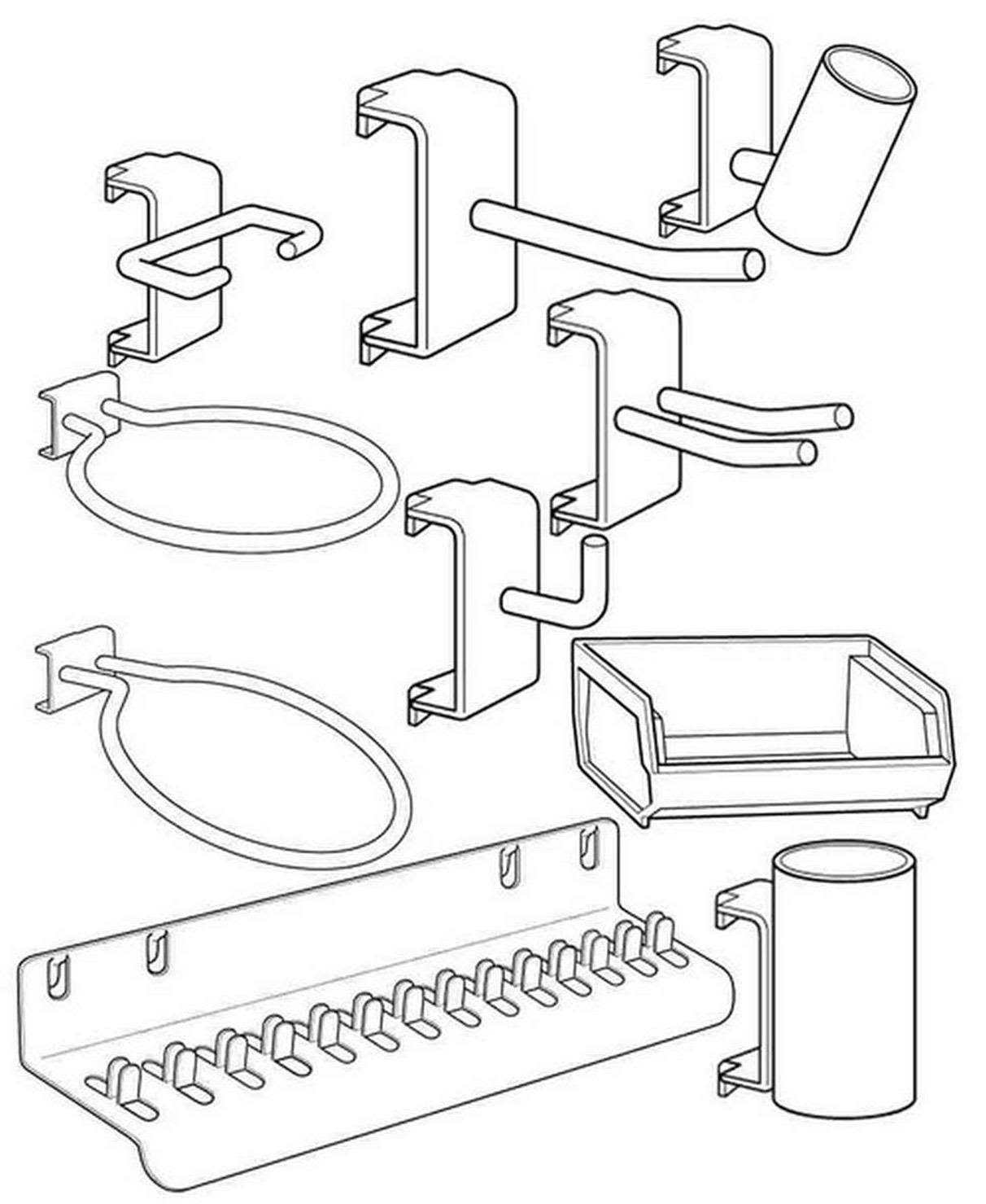 X-ponent Inredning 158011 Kroksats startkit Typ: XB-3, 94 delar