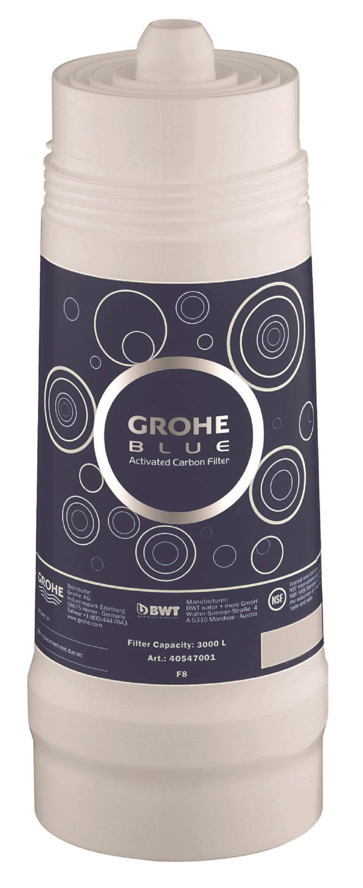 Grohe blue filter activated carbon