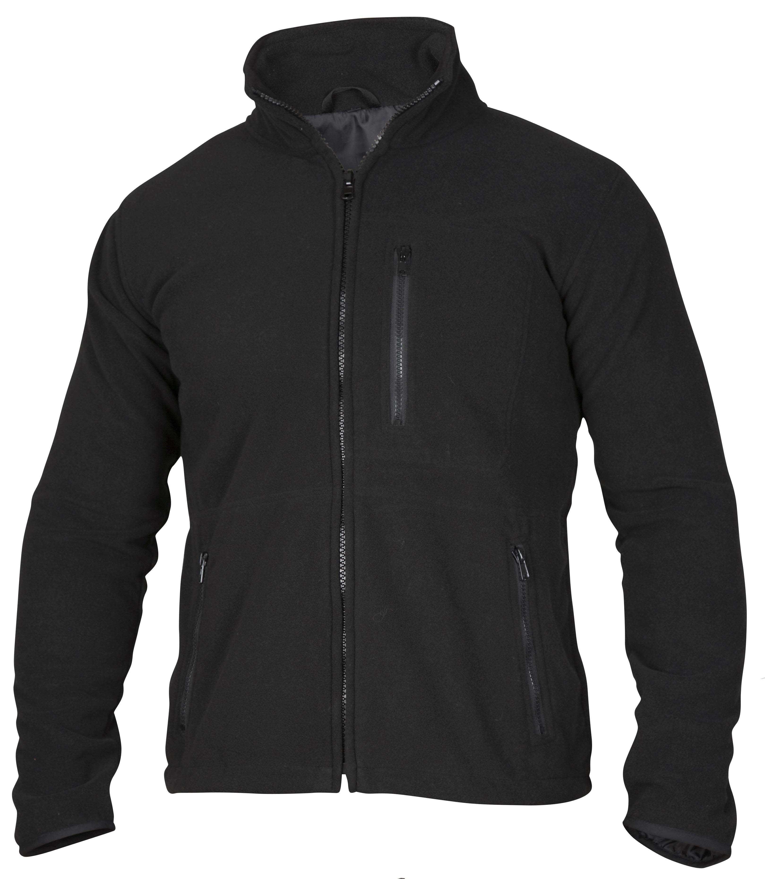 Top Swede 4642 Fleecejacka svart Svart