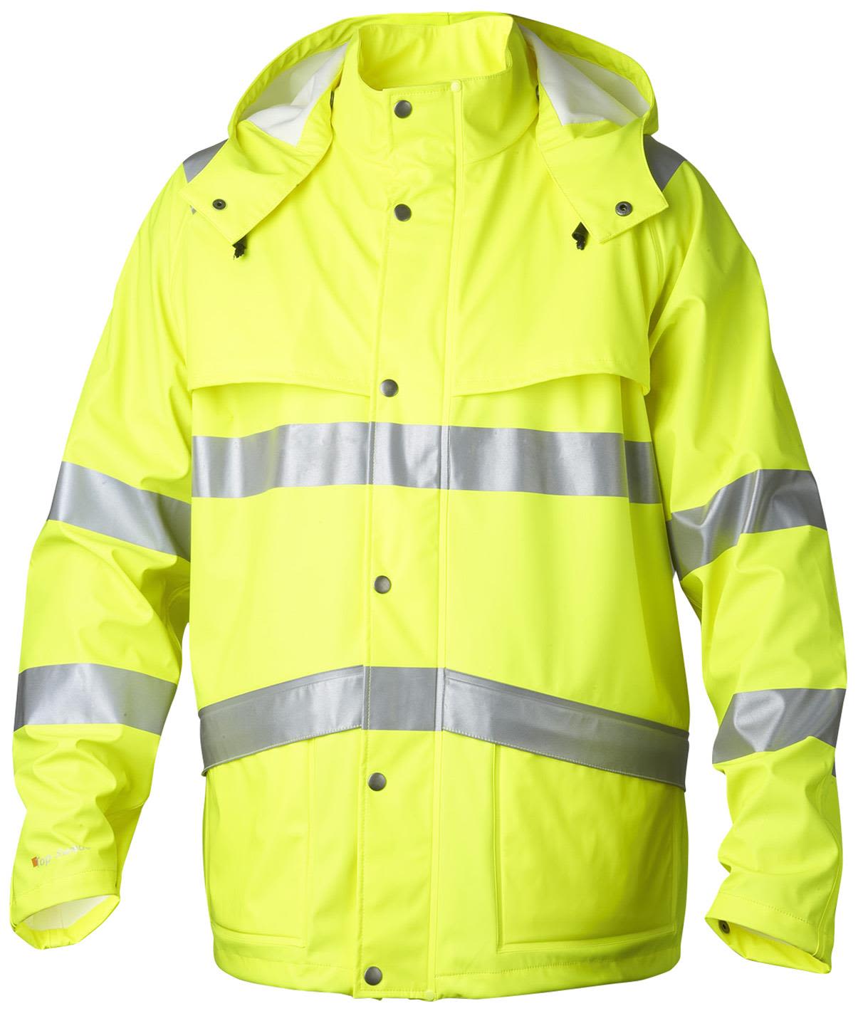 Top Swede 9394 Regnkåpe 83 cm, varsel, gul Gul