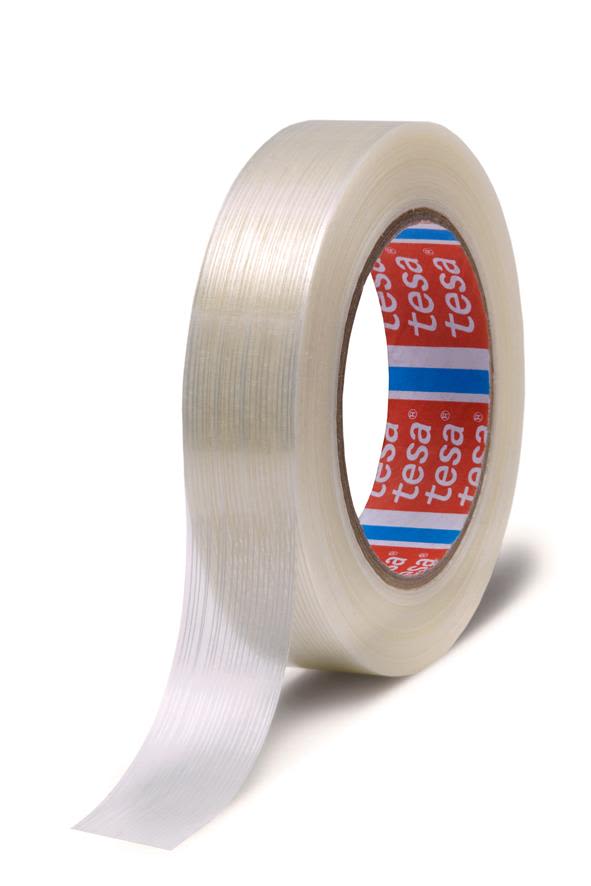 Tesa 4590 Bandningstejp transparent, glasfiberarmerad 50 m x 19 mm
