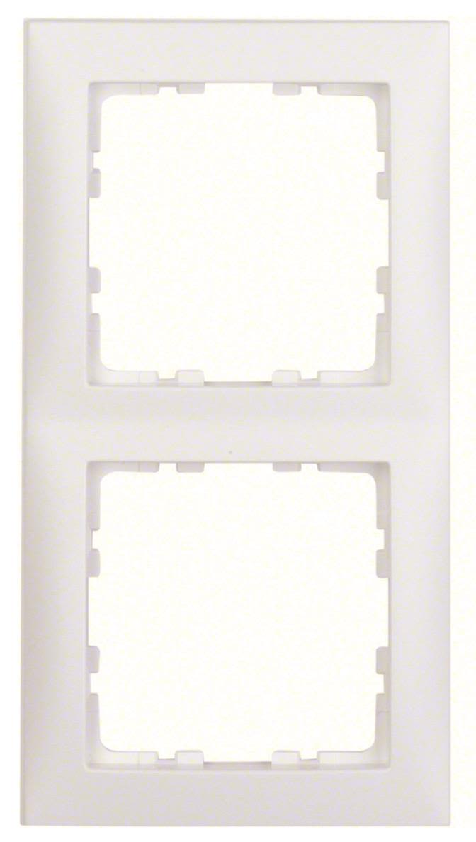 Hager 10129909 Kombinationsram termoplast, serie S1 2 fack