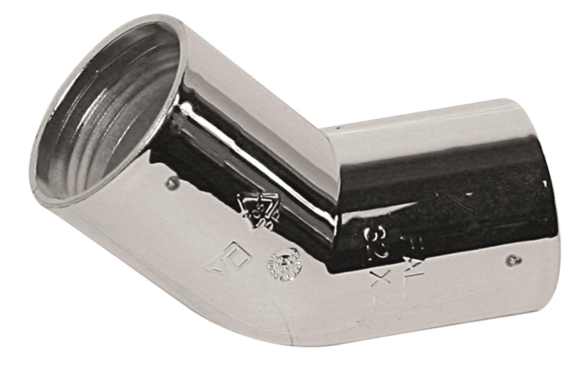 Faluplast 2910379 Böj 45°, förkromad 32 mm