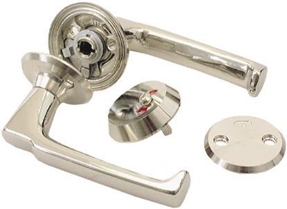 ASSA 9565T WC-behör höger Blankkrom