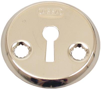 ASSA 470381160002 Nyckelskylt PP, glansförnicklad