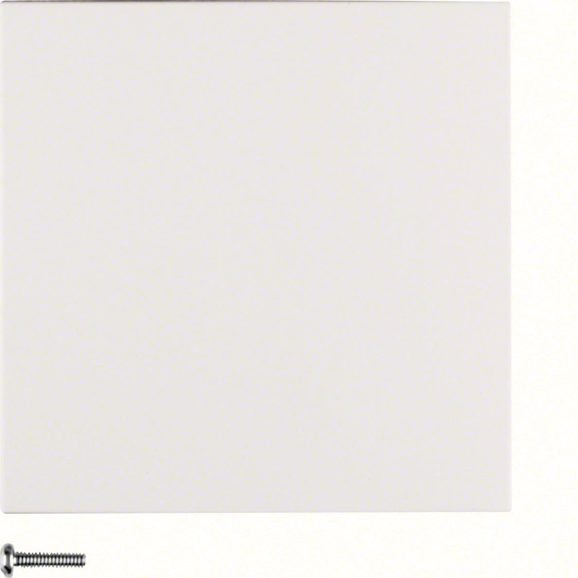 Hager 85141188 Tryckknapp med skydd, termoplast Vit