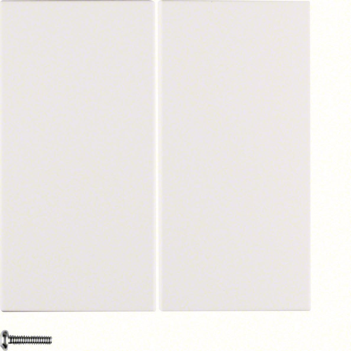 Hager 85142188 Tryckknapp S.1 Polarvit, matt