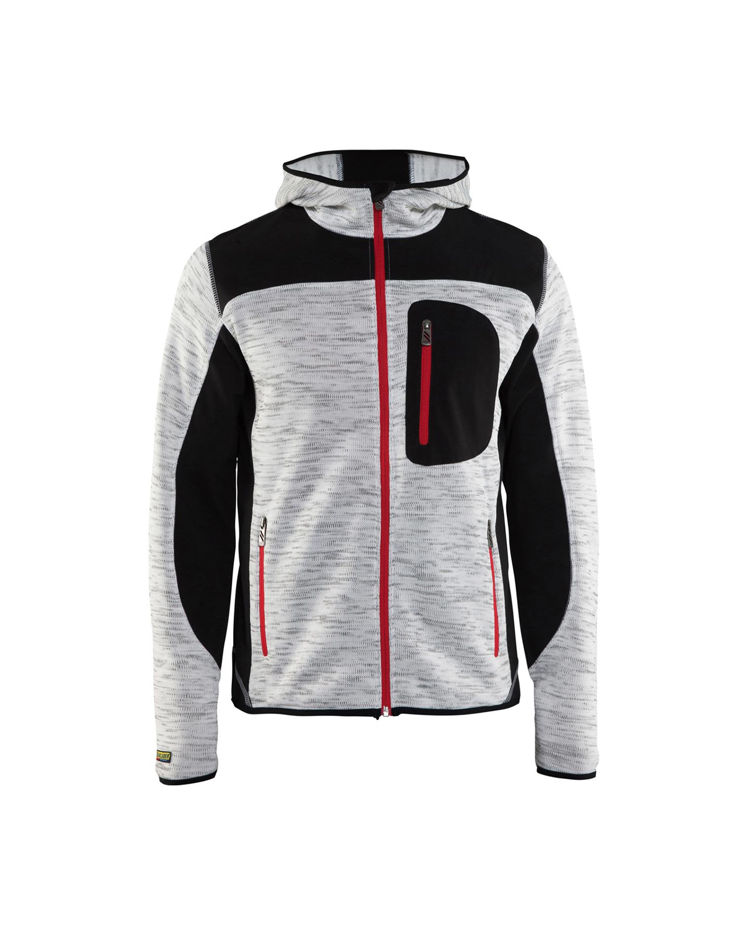 Blåkläder 493021179099XXL Jakke gråmelert/svart, strikket Gråmelert/Svart