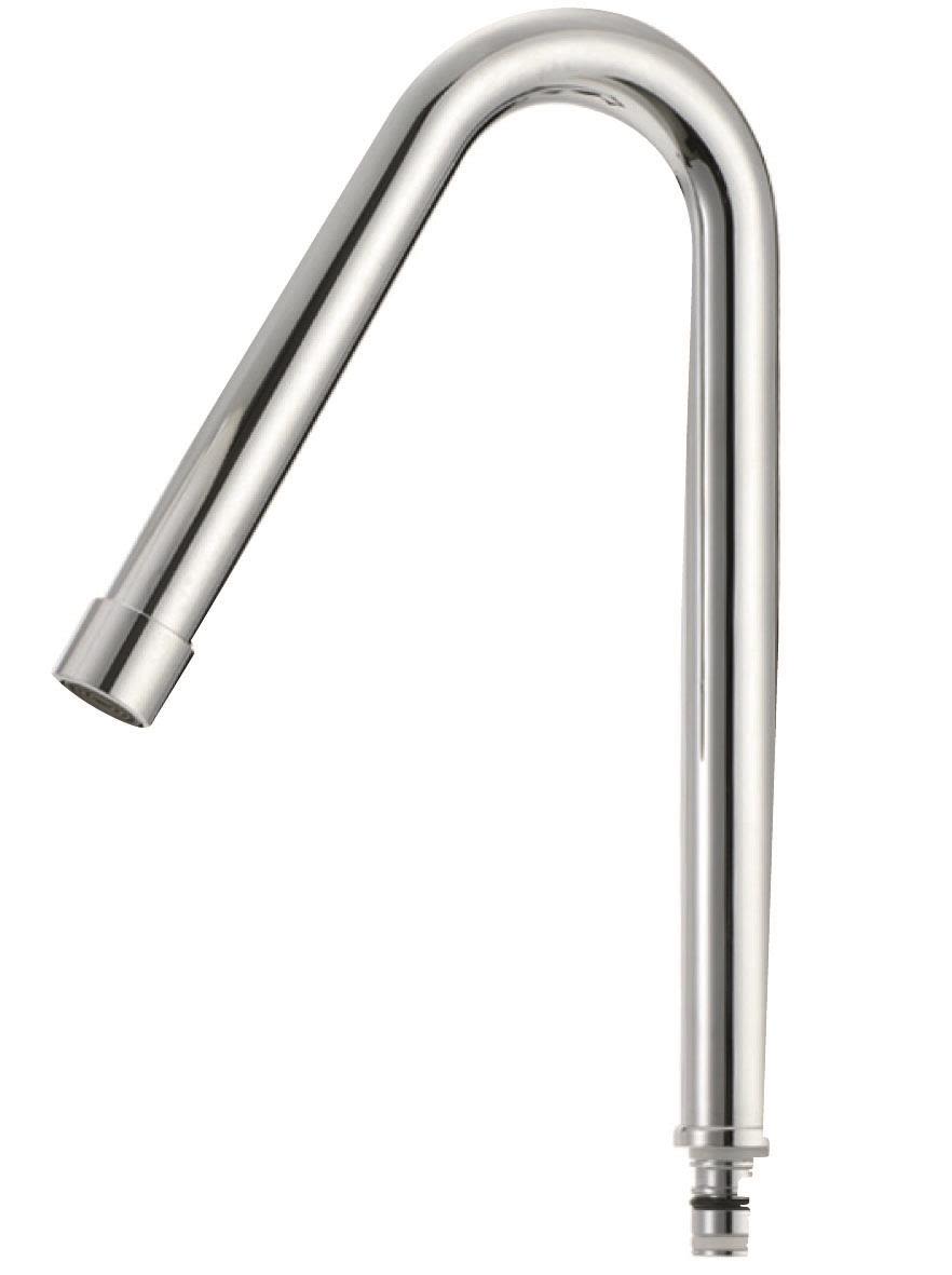 Mora 708769.AE Utloppspip svängbar, krom