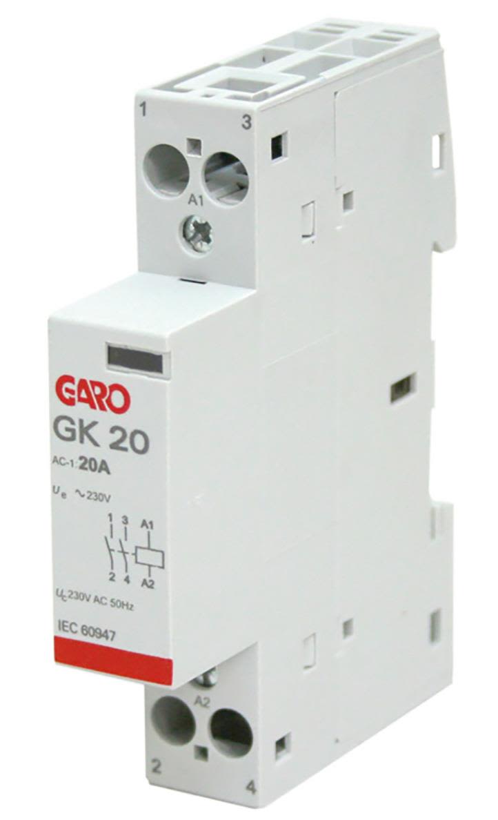 Garo GK20 2NO 230V AC Kontaktor 2 slutande 230V