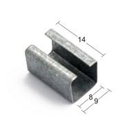 Habo 162 Firkanthylse for 0,5 mm metall, 5-pakning