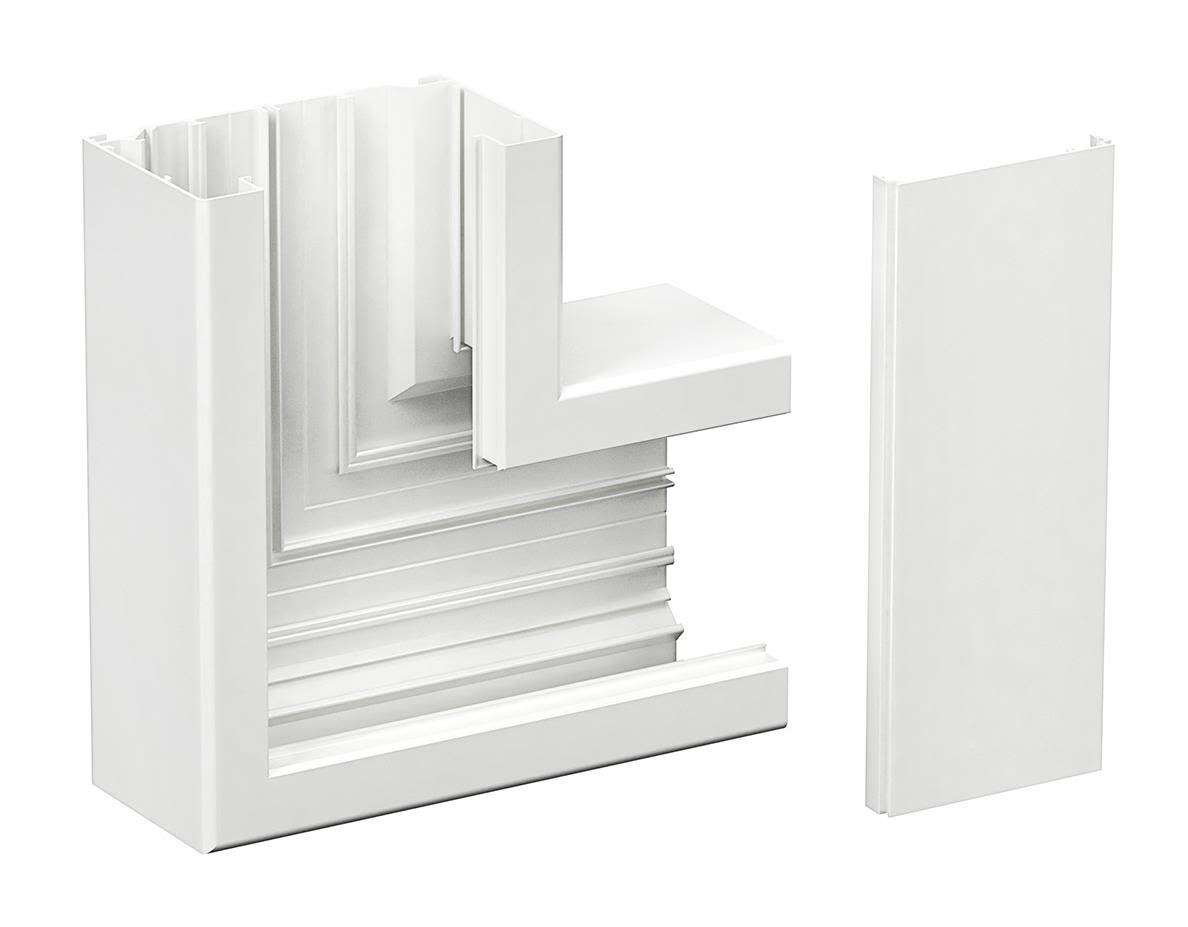 Schneider Electric 5507123 Flatvinkel 90° Vit