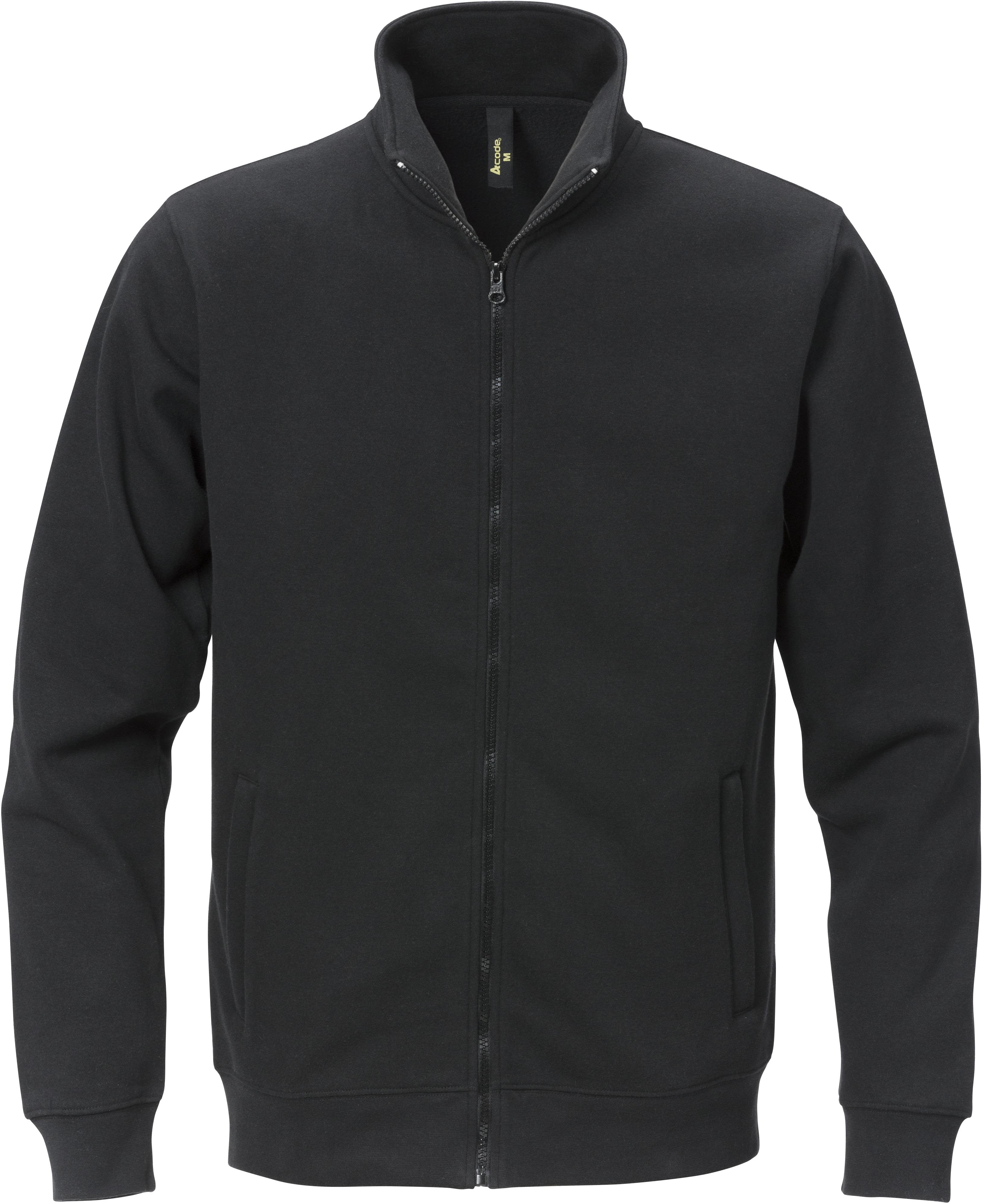 Fristads 1733 SWB Sweatshirtjakke svart Svart