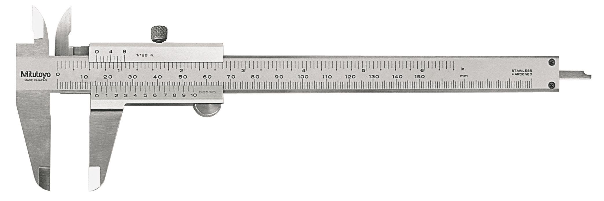 Mitutoyo 530-104 Skjutmått 0-150 mm, metrisk/tum