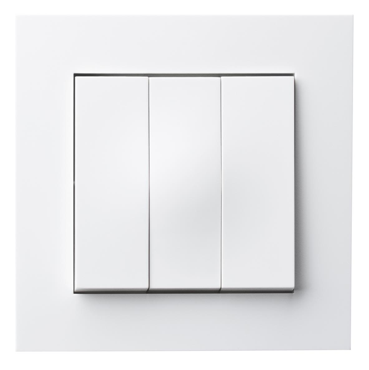 Elko Plus 3x1-Pol Skruv Strömbrytare vit, skruvanslutning Skruvanslutning