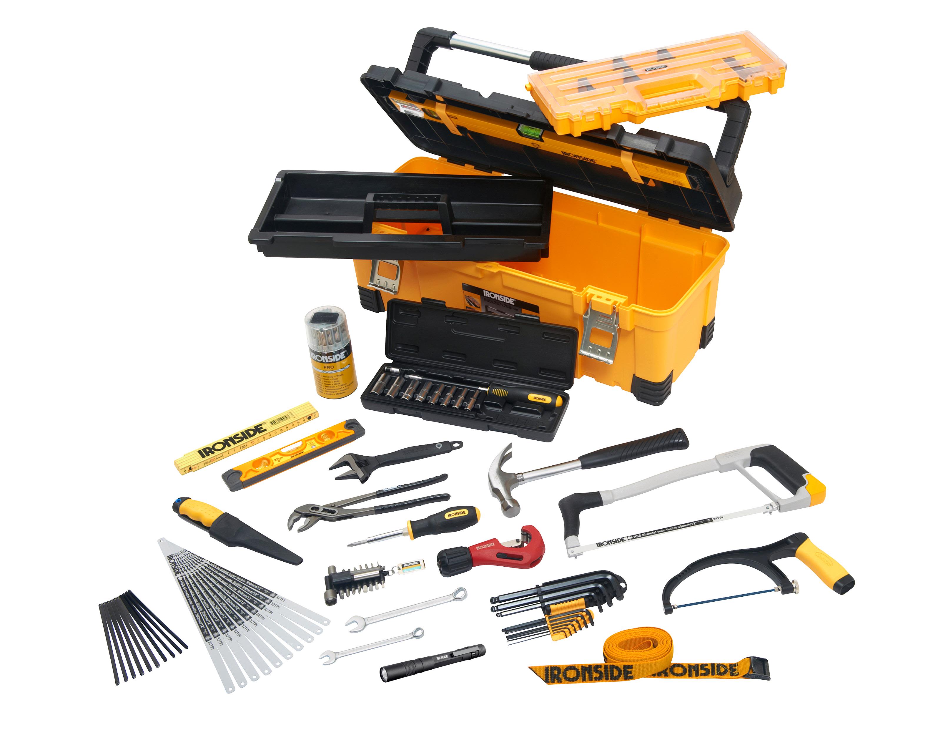Ironside Pro 355794 Verktøysett VVS, 84 deler