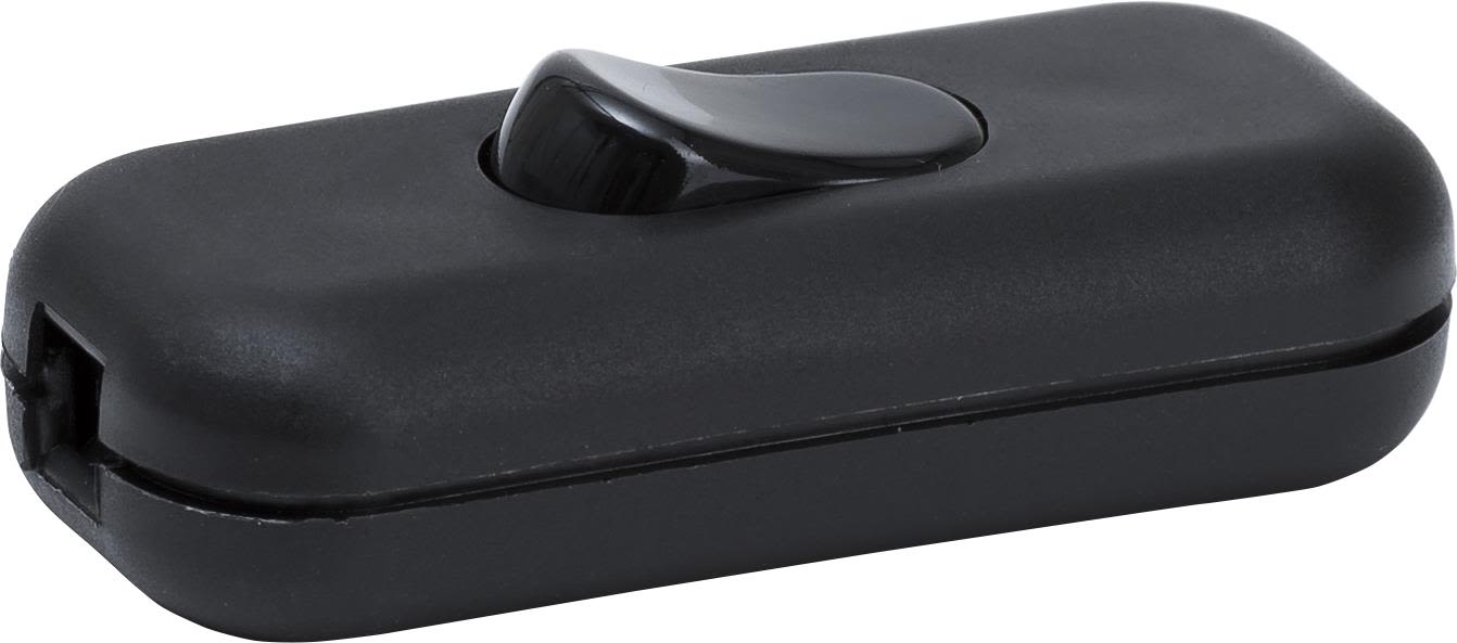 Gelia 61920130 Strömbrytare 1-pol, 2A/250V Svart