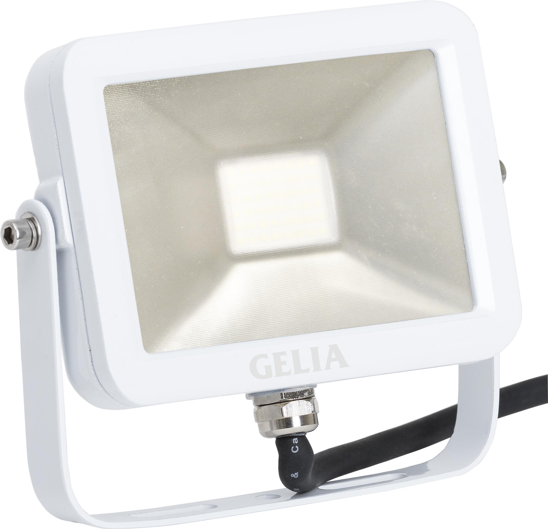 Gelia Slimline Lyskaster LED, 10 W, IP65 med frostet glass