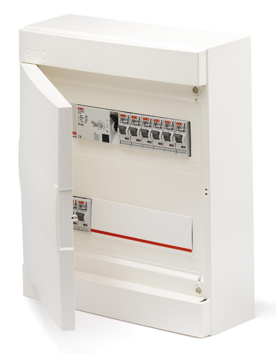 Garo NUP 226 Centralapparat färdigkopplad, IP31 2 x 26 moduler