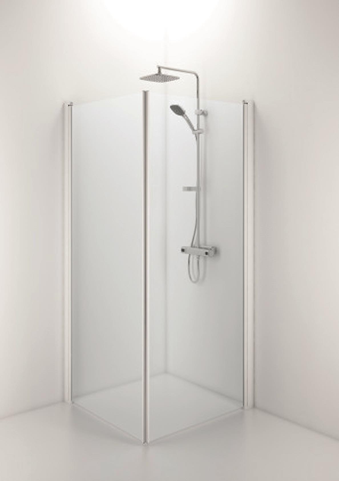 Contura Space SPVK 900 Duschvägg rak, med handtagsprofil 900 mm