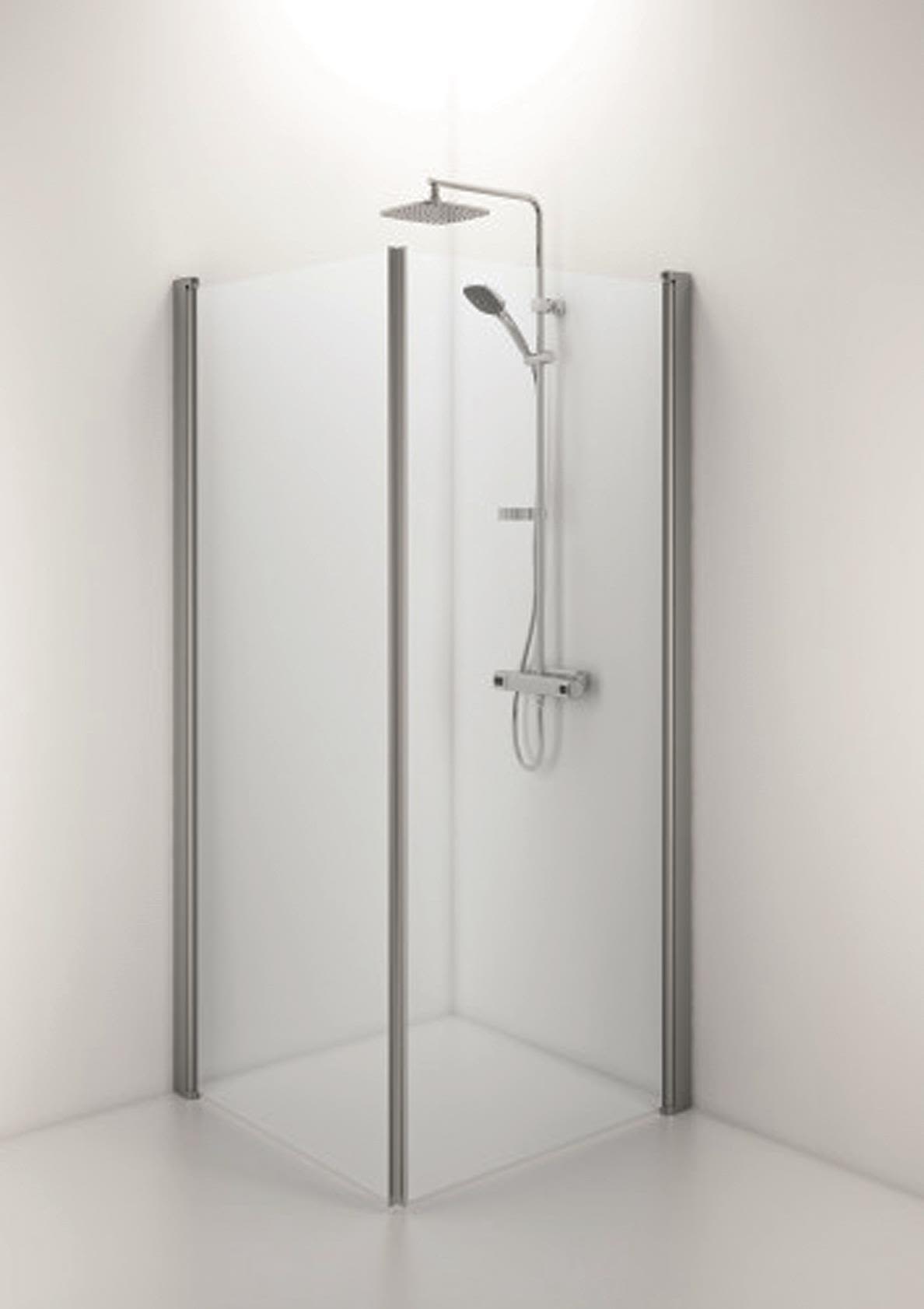 Contura Space SPNK 900 Duschvägg rak, med handtagsprofil 900 mm