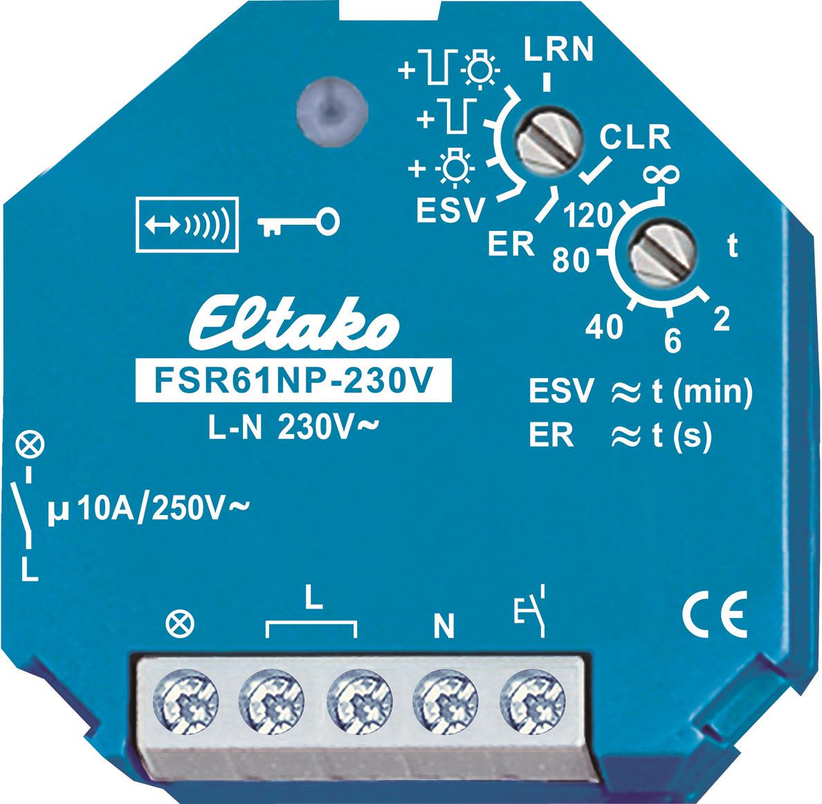 Eltako 30100030 Impulsrelä 10A/250V AC 55 mm