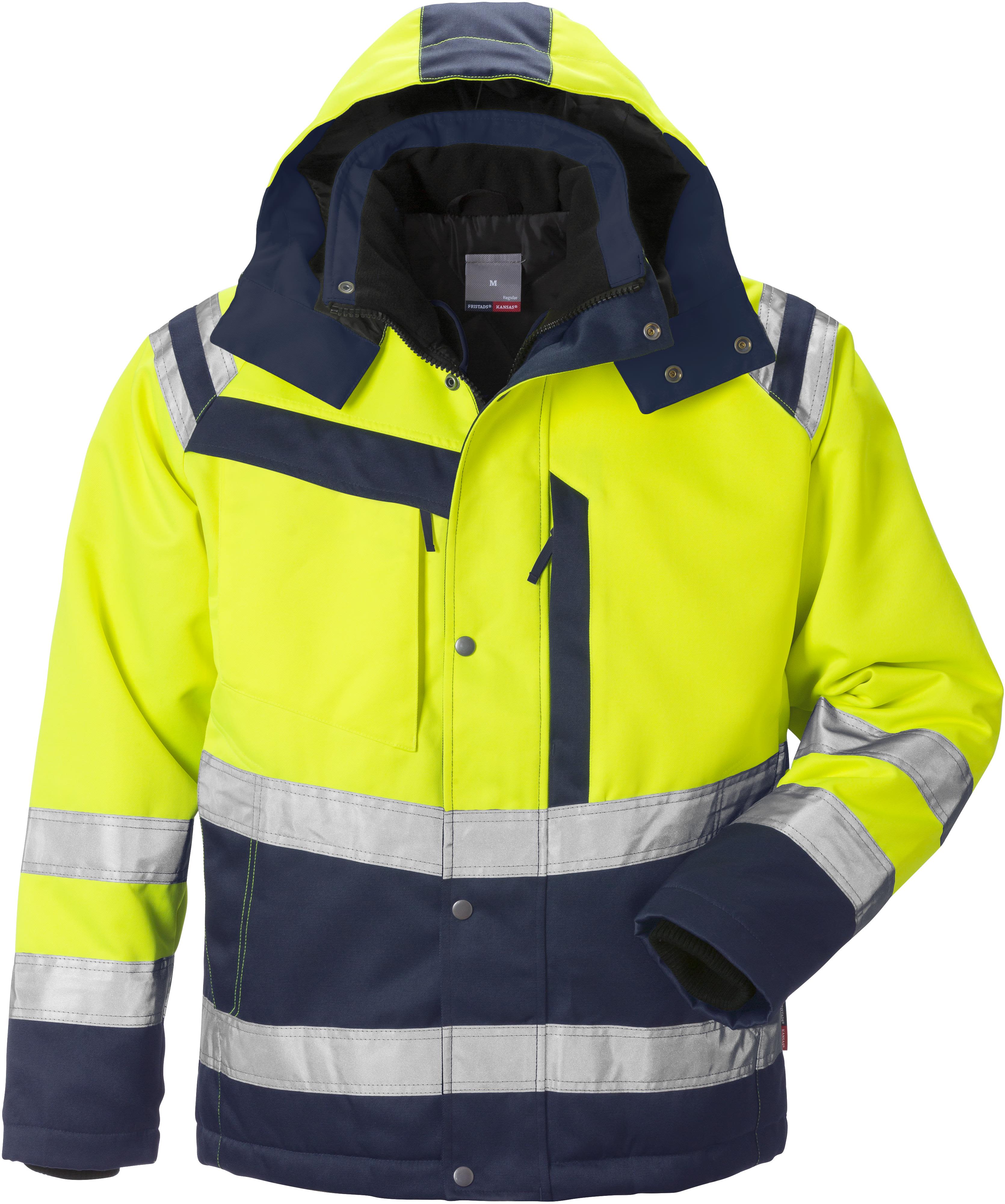 HI VIS VINTERJAKKE GUL/BLÅ 3XL