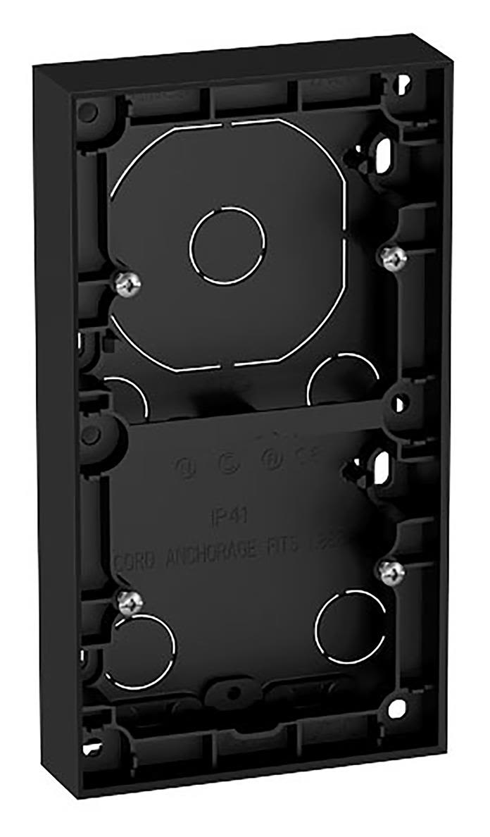 Elko Plus Förhöjningsram 20 mm, svart 2 enheter