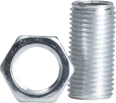 Gelia 100013100 Nippel helgängad 10 mm