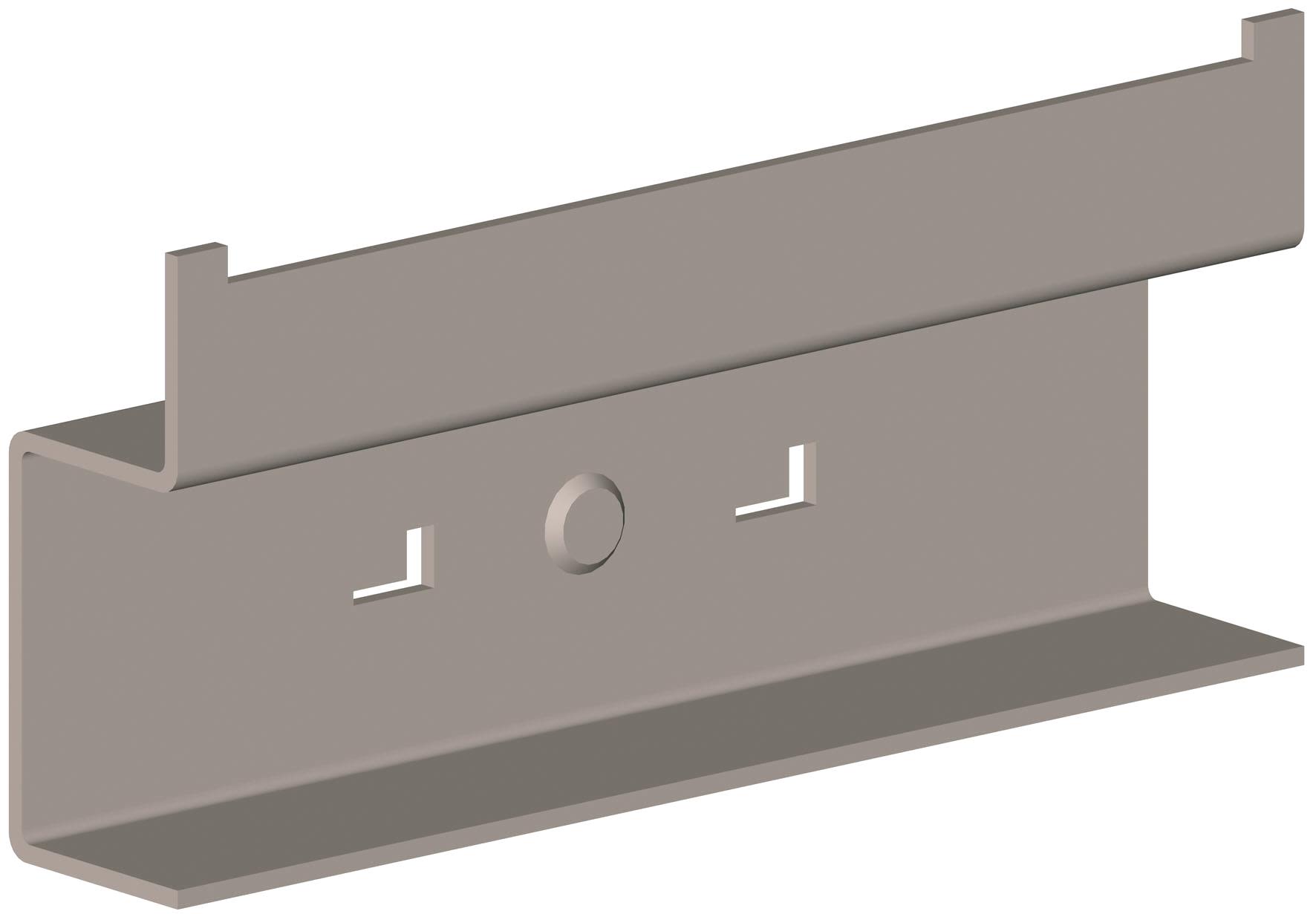 Treston 83908651 Upphängningslist för boxar, krok R46 635 mm
