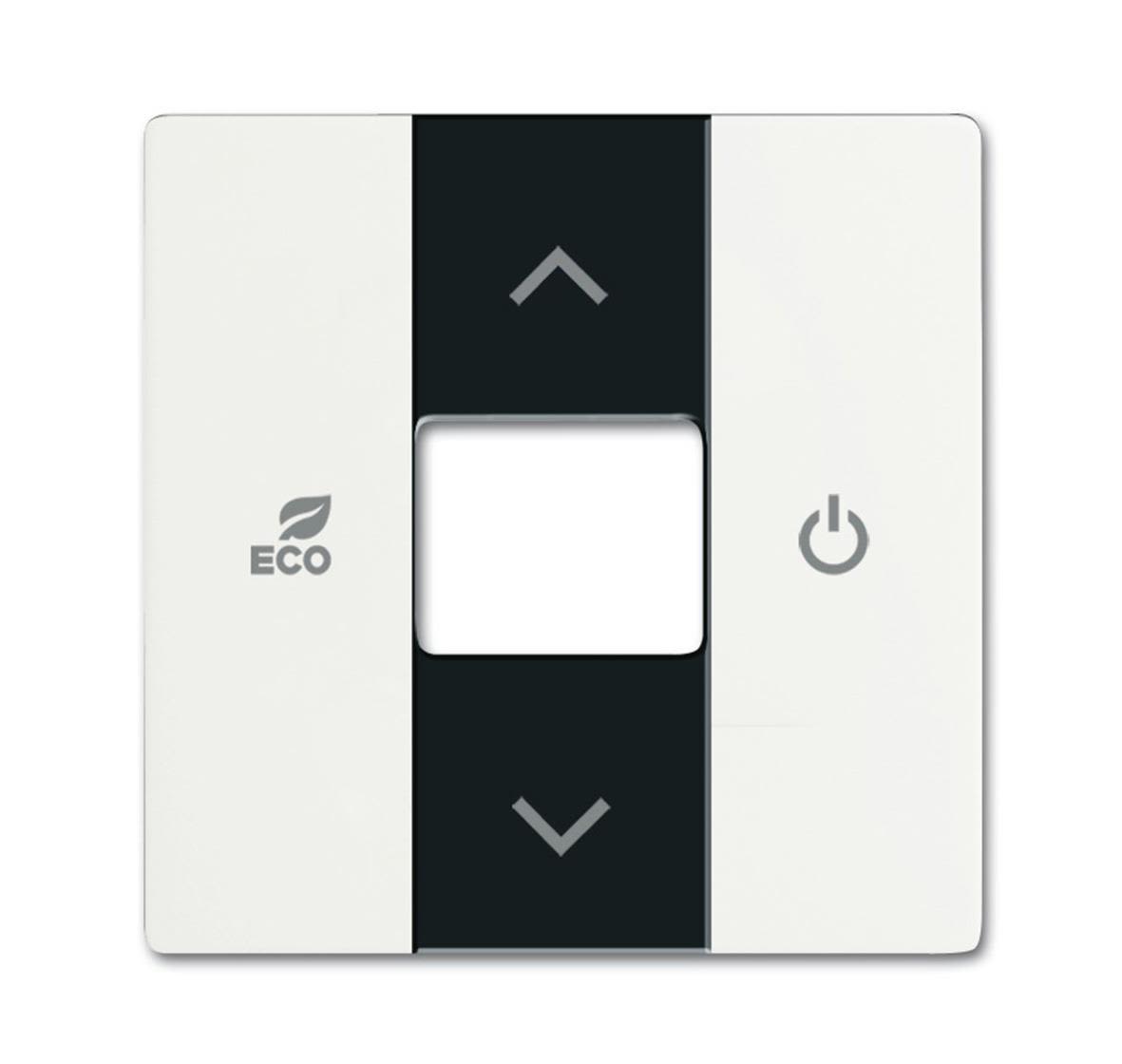 ABB Future Linear 6220-0-0614 Centrumplatta termostat Vit