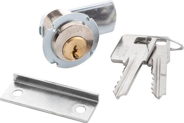 ASSA 8450 Skåplås GDS/SB, 2 nycklar